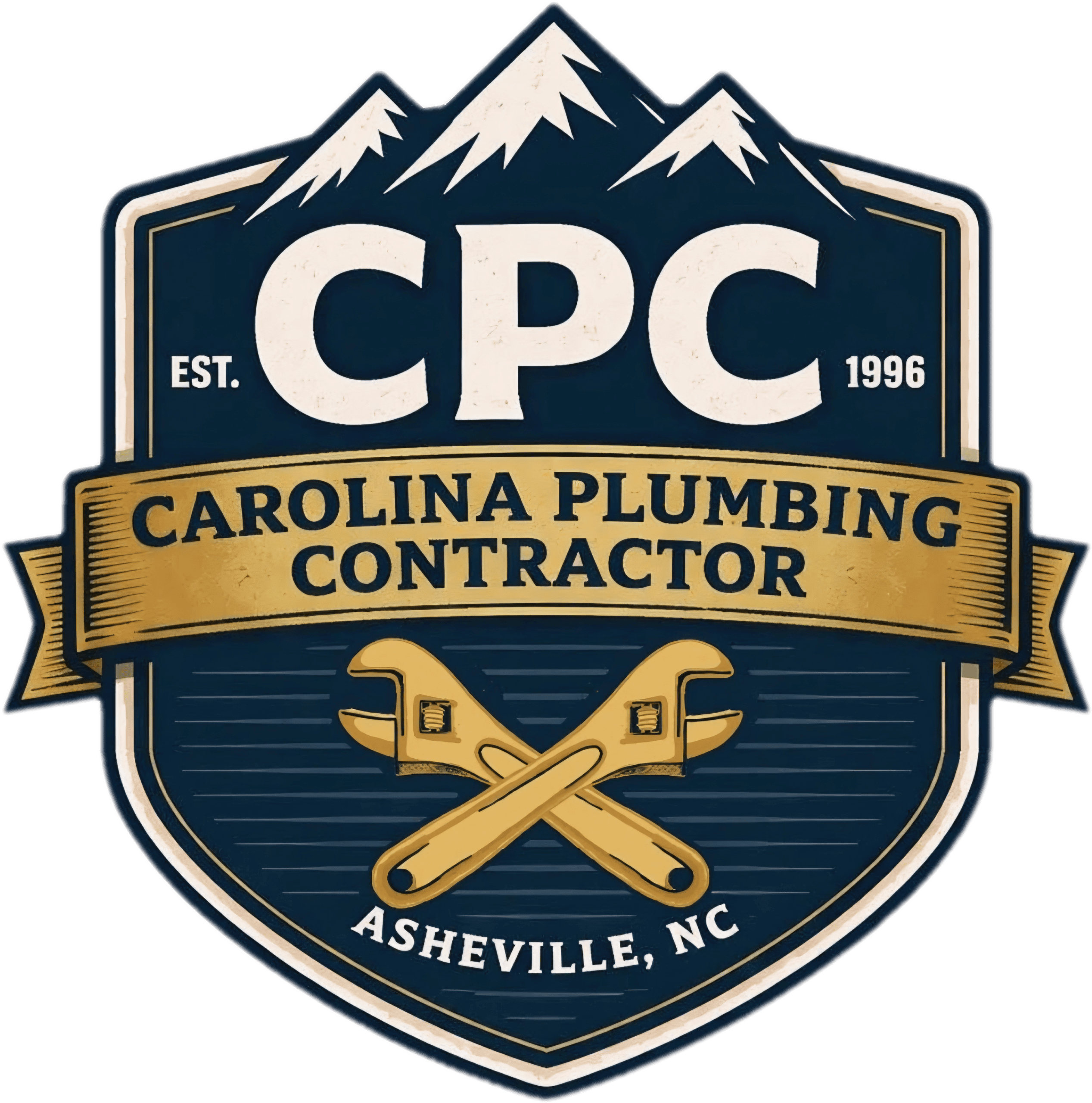 carolina plumbing contractor asheville plumber logo